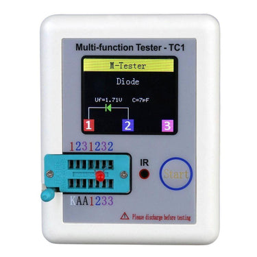 LCR-TC1 Colour Screen Multifunctional Transistor Tester: For Diode, Triode, Capacitor, Resistor, LCR, ESR, NPN, PNP, MOSFET from NSE Imports #1.